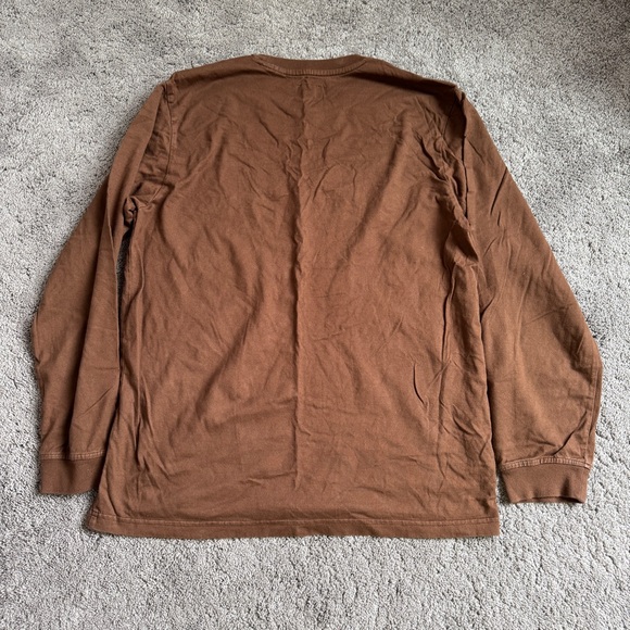 Supreme Chocolate Brown Crewneck Tee - Picture 3 of 5